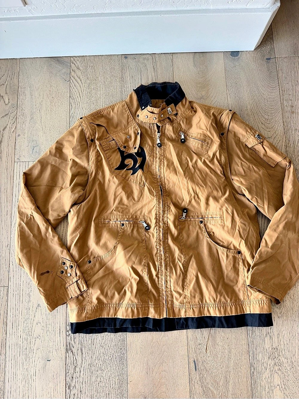 Jamie Sadock jacket, medium, brown removable sleeves